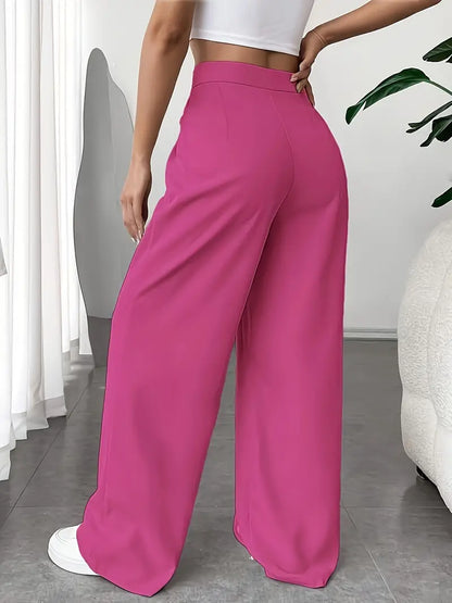 Jip - Stylische Lange Hose Mit Weitem Bein