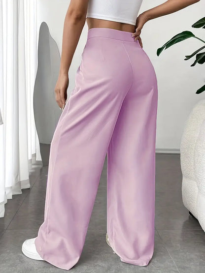 Jip - Stylische Lange Hose Mit Weitem Bein
