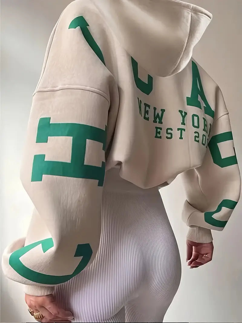 Gudrun – Übergroßer Langarm-Hoodie