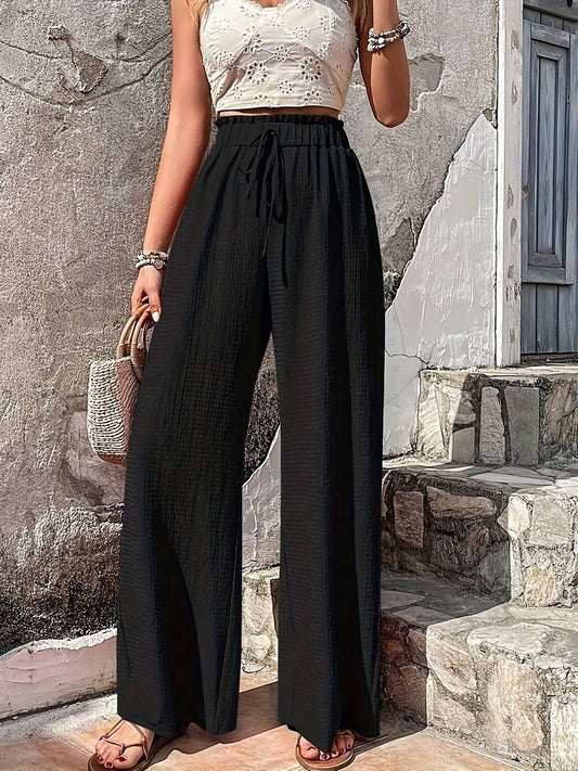 Dide - Lässige Hose Mit Weitem Beinbund