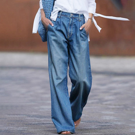 Gretchen - Hochwertige Und Weit Geschnittene Jeans