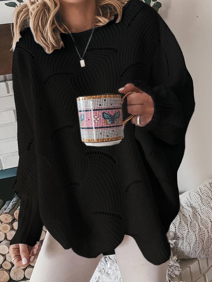 Marita - Schlichter, Lässiger Strickpullover