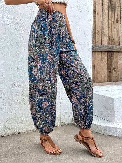 Hylke - Hose Mit Ethno-Grafikdruck Für Damen