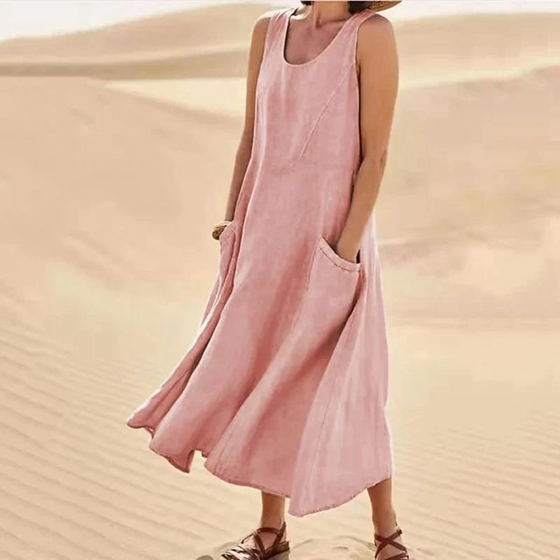 Jutta – Leinenkleid Für Den Frühling