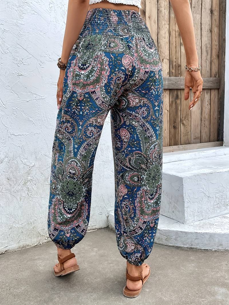 Hylke - Hose Mit Ethno-Grafikdruck Für Damen