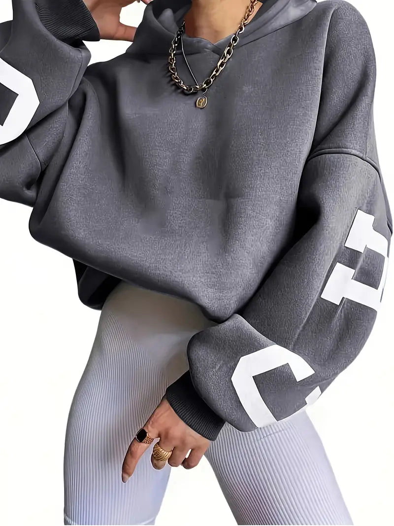 Gudrun – Übergroßer Langarm-Hoodie