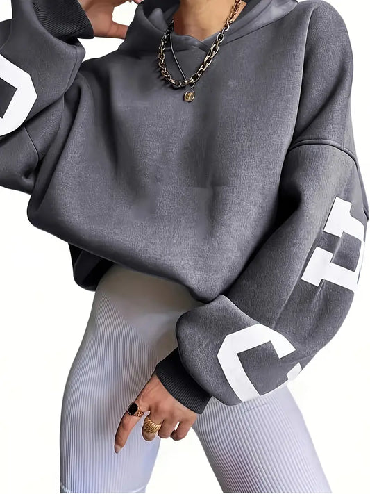 Gudrun – Übergroßer Langarm-Hoodie