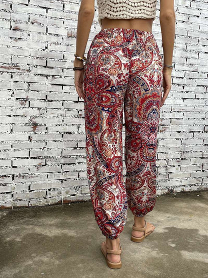 Hylke - Hose Mit Ethno-Grafikdruck Für Damen