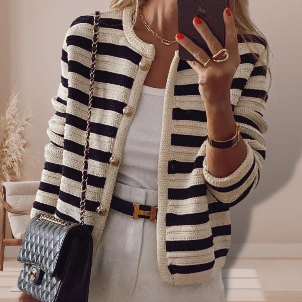 Elegante klassische Strickjacke - Willa