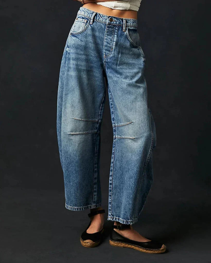Jorinde - Mid Rise Barrel Jeans Für Damen