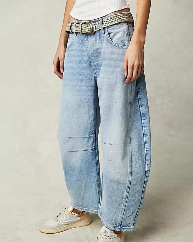 Jorinde - Mid Rise Barrel Jeans Für Damen